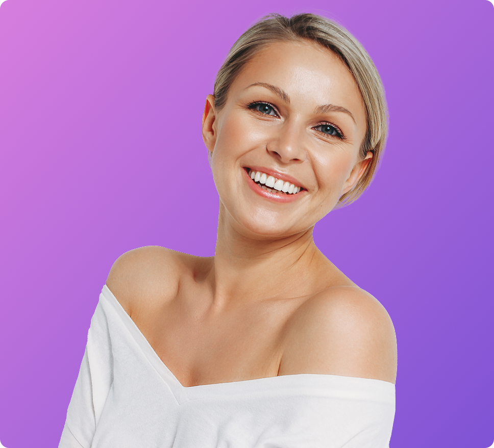 Woman Image Purple